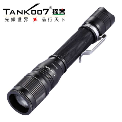 TANK007探客ZM112-R5正品美國大功率LED調焦手電筒騎行遠射家用戶外防身