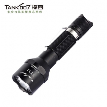 TANK007進口LED夜騎露營戰(zhàn)術防身水安全錘..