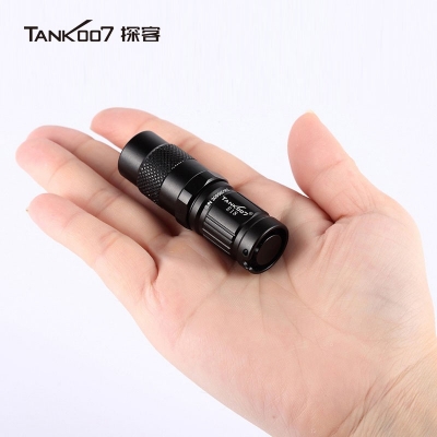 tank007探客便攜防狼超亮迷你照玉手電戶外徒步露營E18小手電筒